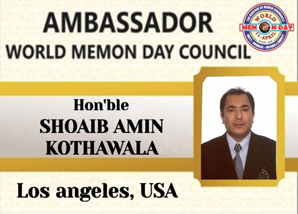 77 SHOAIB AMIN KOTHAWALA LOS ANGELES, USA